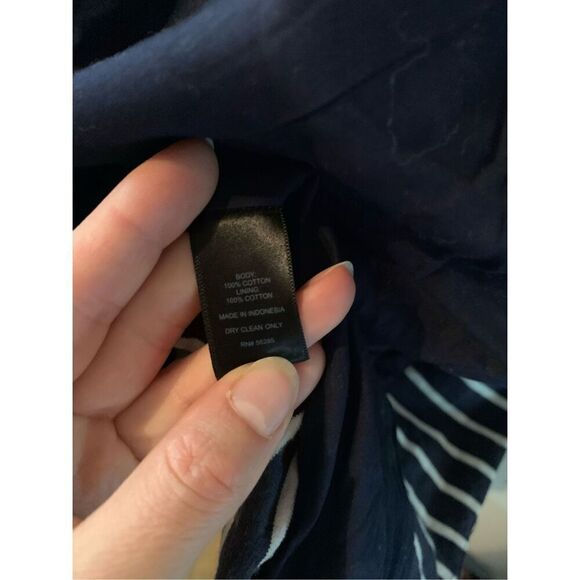 Express striped blazer hundred percent cotton size small 7/8 sleeves - Picture 5 of 5